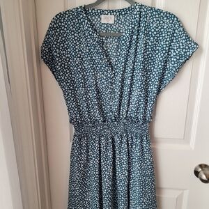 Blue floral Dress